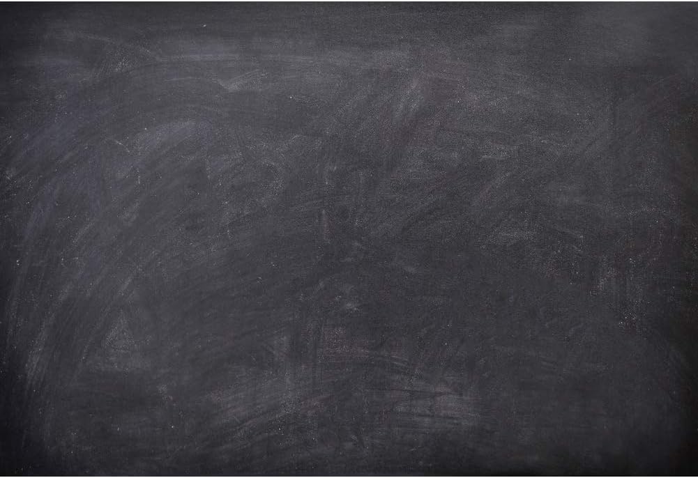 Renaiss 10x8ft Blank Blackboard Backdrop for Photoshoot Man Woman Portrait DIY Chalkboard Photography Background Back To School Banner School Season Photo Booth Props Wedding Teachers` Day Party Decor