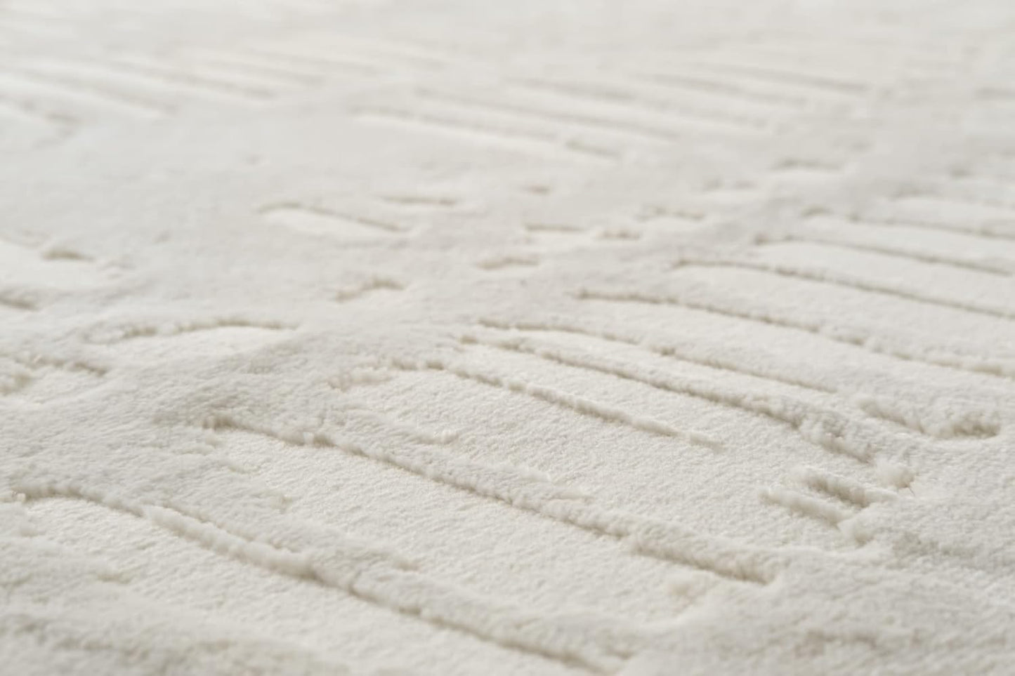 Revival Rugs Shell 2'7"x9' Machine Washable Runner Rug for Hallway Entryway - 100% Recycled Oeko-TEX Certified, Medium Pile, Beige, Cream