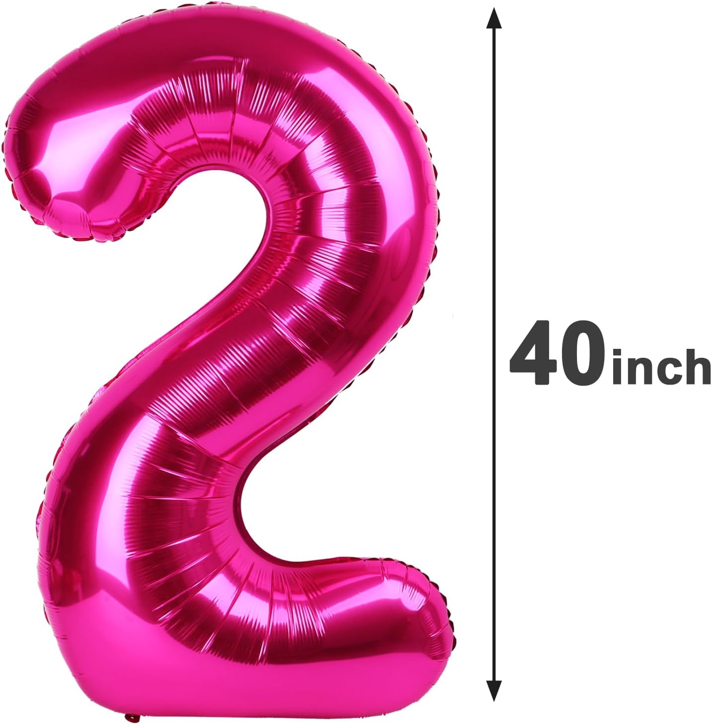 40 Inch Big Hot Pink 29 Balloon Number, Jumbo Giant Happy 29 Birthday Party Decorations, Large Nine Mylar Foil Anniversary Birthday Party Engagement Decorations