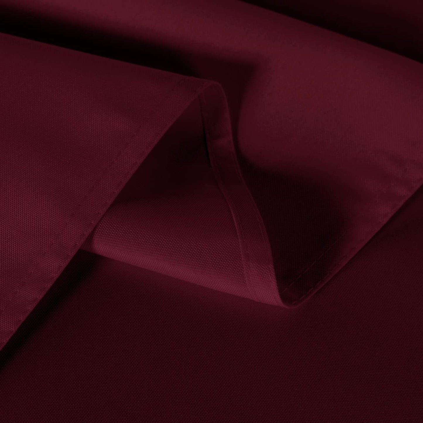 sancua 2 Pack Burgundy Tablecloth 60 x 102 Inch, Rectangle 6 Feet Table Cloth - Stain and Wrinkle Resistant Washable Polyester Table Cover for Dining Tables, Buffet Parties and Camping