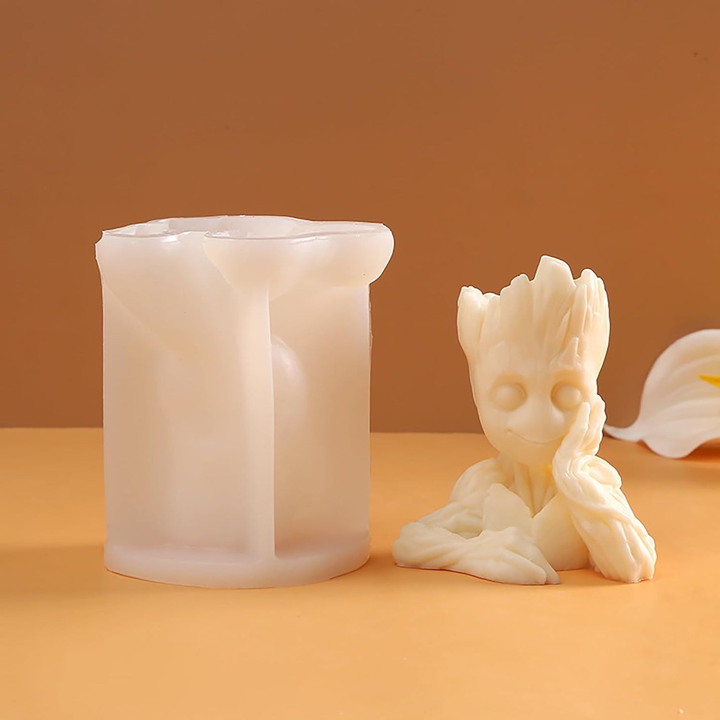 Silicone Groot Tree Man Mold - Animal Silicone Resin Casting Molds for Candle & Resin & Soap Craft Supplies