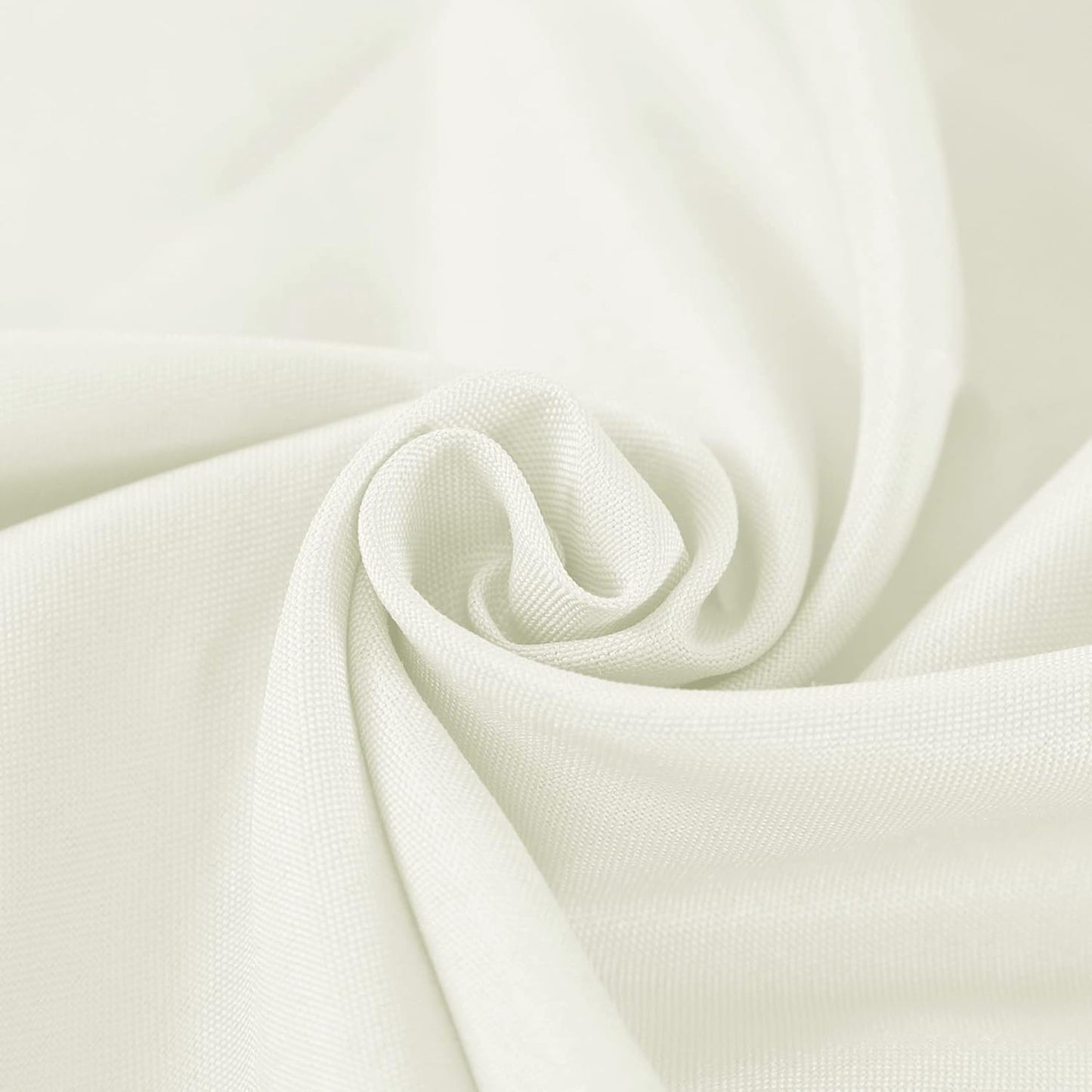 Fokitut 6 Pack Waterproof Rectangle Tablecloth, 60x102 Inch, Stain Resistant and Wrinkle Polyester Table Cloth, Fabric Table Cover for Kitchen Dining, Wedding, Party, Holiday Dinner-Ivory
