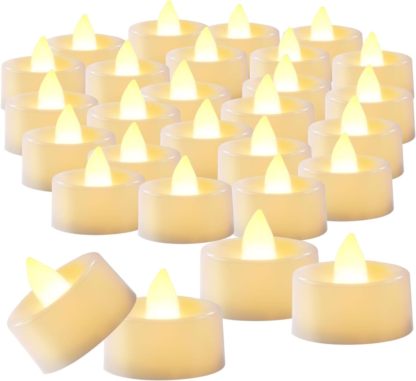 Beichi 100-Pack Flameless LED Tea Light Candles Bulk