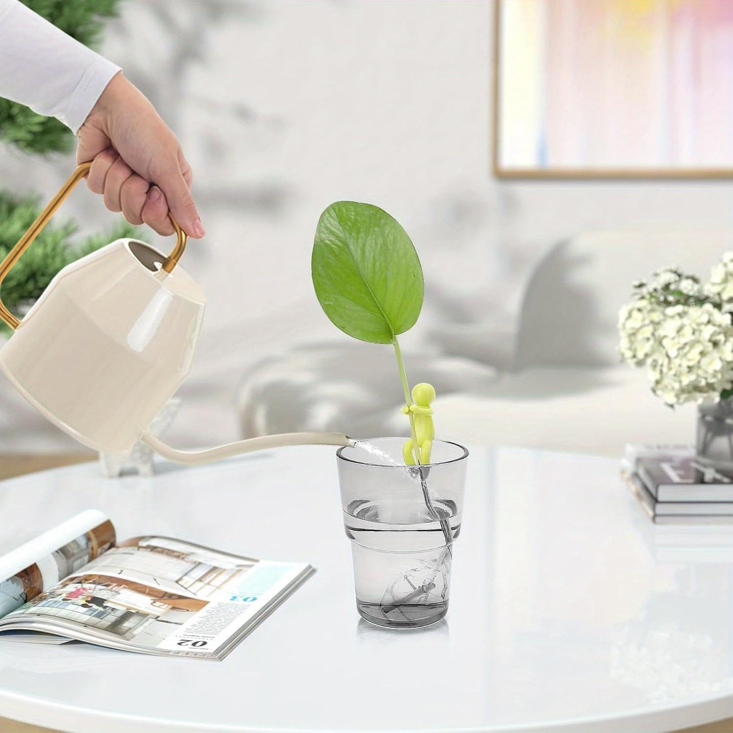 Plant Propagation Buddy, Plant Cutting Holder for Stems, Sprouts and Shoots, Plant Propagation Friends for an Indoor Garden or a Plant Propagation Station (12, Green)