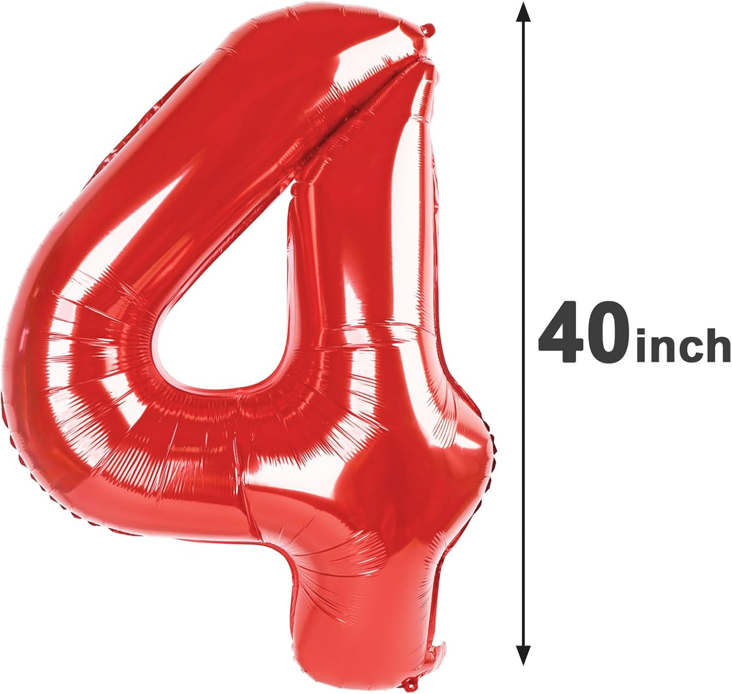 Red Number 24 42 Balloon 40 Inch Birthday Decorations, Number 24 Balloon Birthday Party Decorations, Anniversary Decorations Graduations Party Supplies