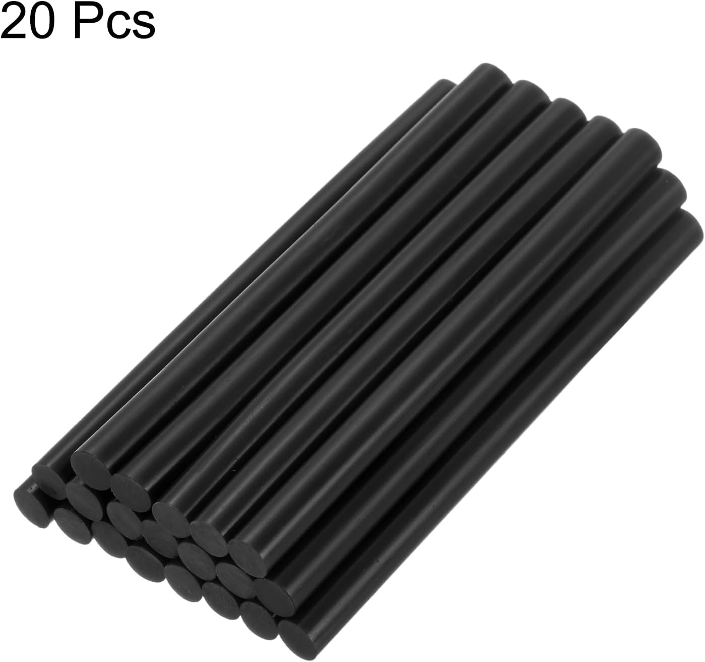 uxcell 20pcs Hot Glue Sticks for Glue Gun 11mm/0.43-inch x 4-inch Mini Hot Melt Adhesive Glue Stick Black