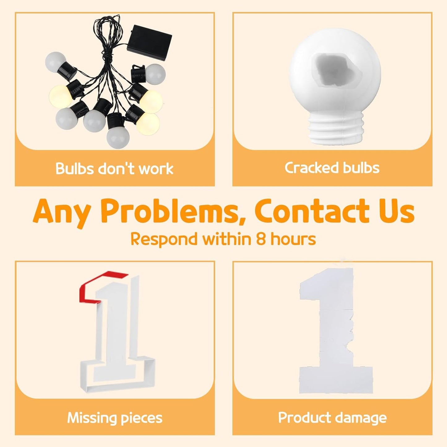 Marquee Numbers 3 Feet Tall Large Light Up Numbers 40th 50th 60th Birthday Decorations Women Men Big Yellow Light Outdoor Anniversary Decorations Balloon Arch Kit Party Backdrop 0