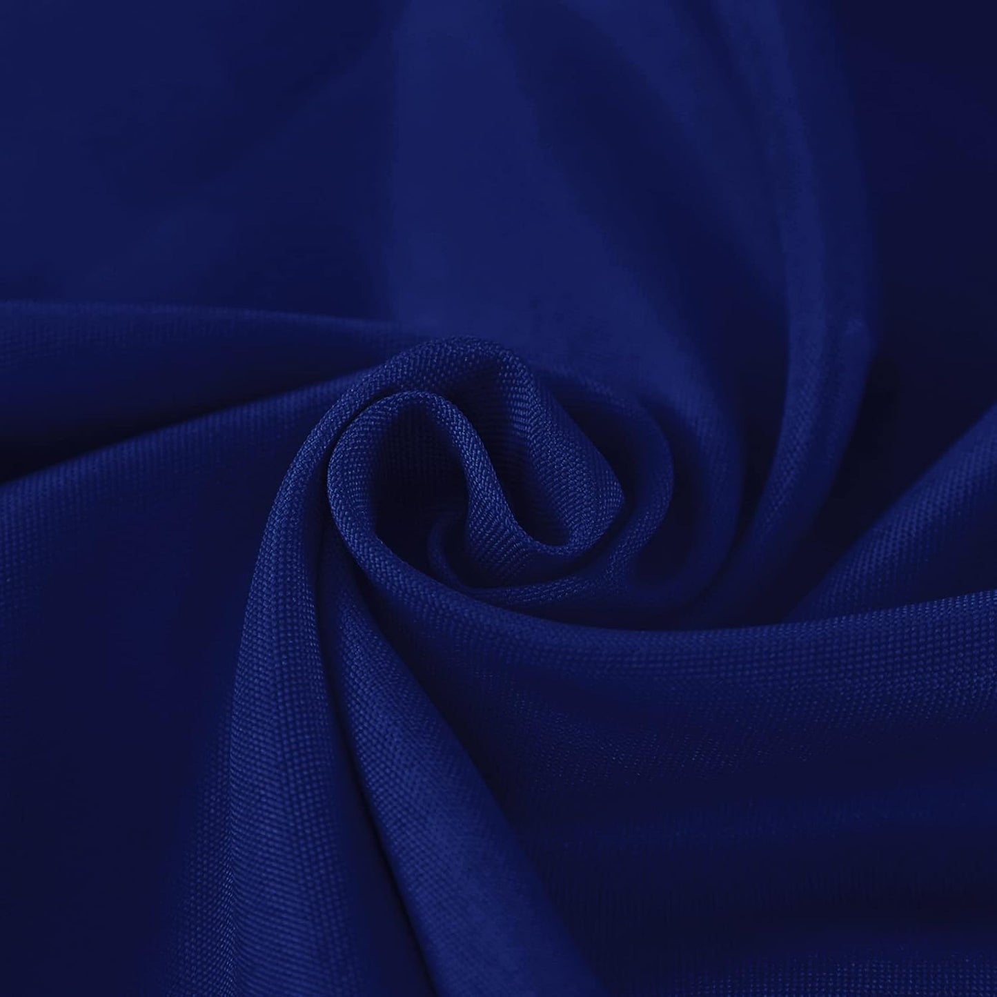 Fokitut 2 Pack Waterproof Round Tablecloth, 60 Inch, Stain Resistant and Wrinkle Polyester Table Cloth, Fabric Table Cover for Kitchen Dining, Wedding, Party, Holiday Dinner-Royal Blue