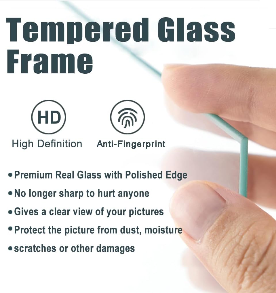 5x5 Picture Frames Set of 4 Vintage Photo Frame, Rustic Retro Photo Frame with Real Glass,Decorative Art Wall Mount and Tabletop Display Family Friends Wedding Gift