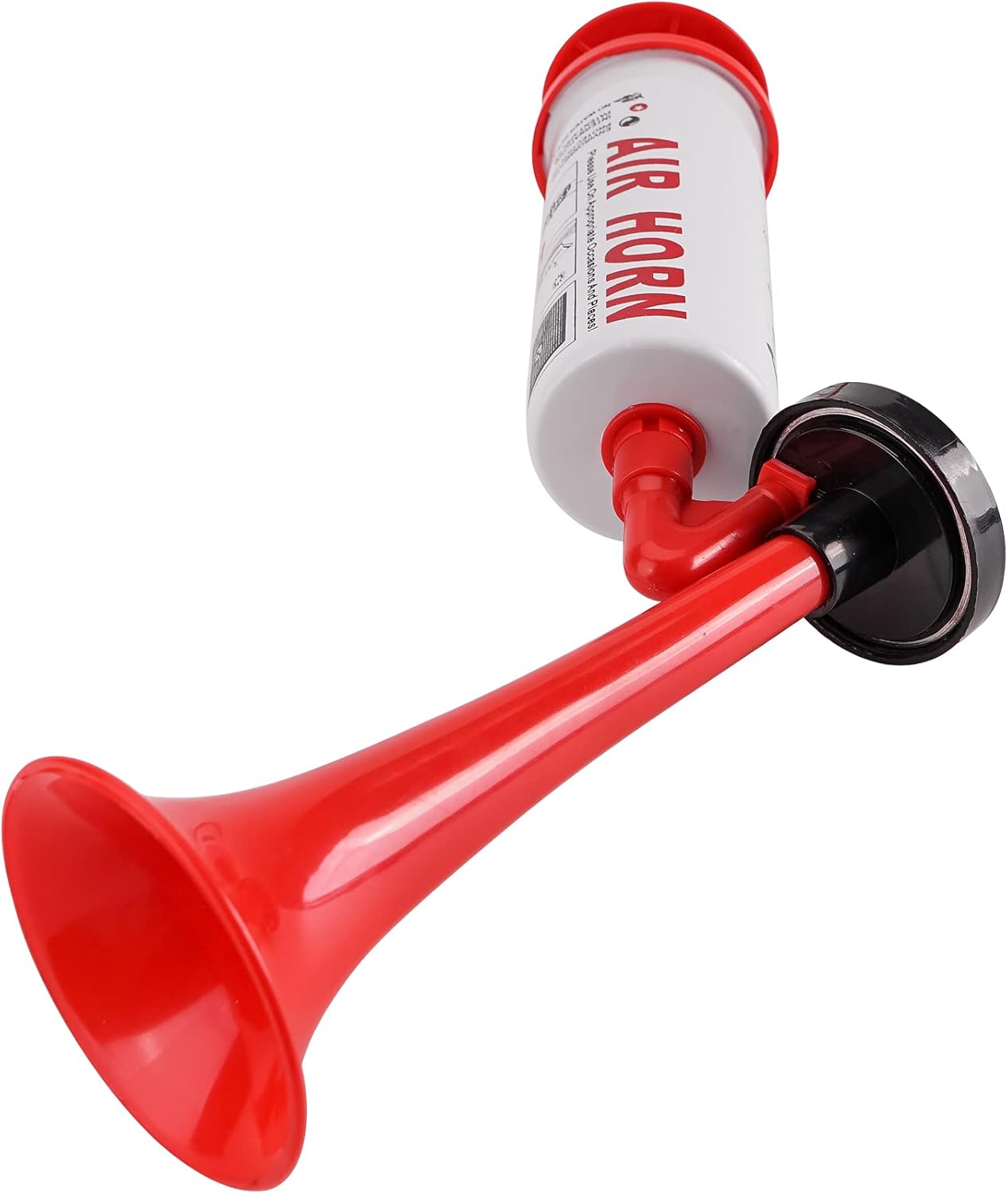 4Pcs Handheld Air Horn, Aluminum Portable Handheld Air Pump Horn, Loud Noise Maker Safety Horn for Boats Cars Sporting Events Camping Reusable Eco-Friendly (Handheld air horn 4pcs)