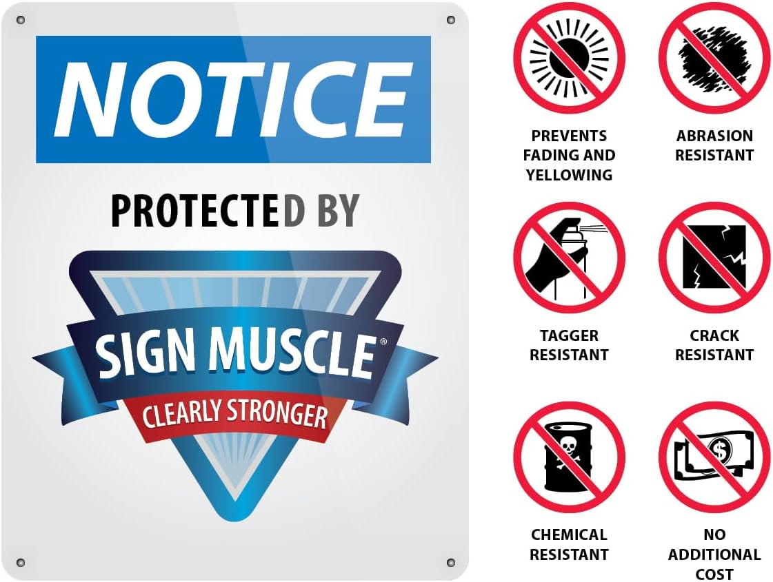 Custom OSHA Style Warning Sign 18" x 24" Aluminum Sign, Customizable "Your Text Here", by AccuformNMC Made in USA