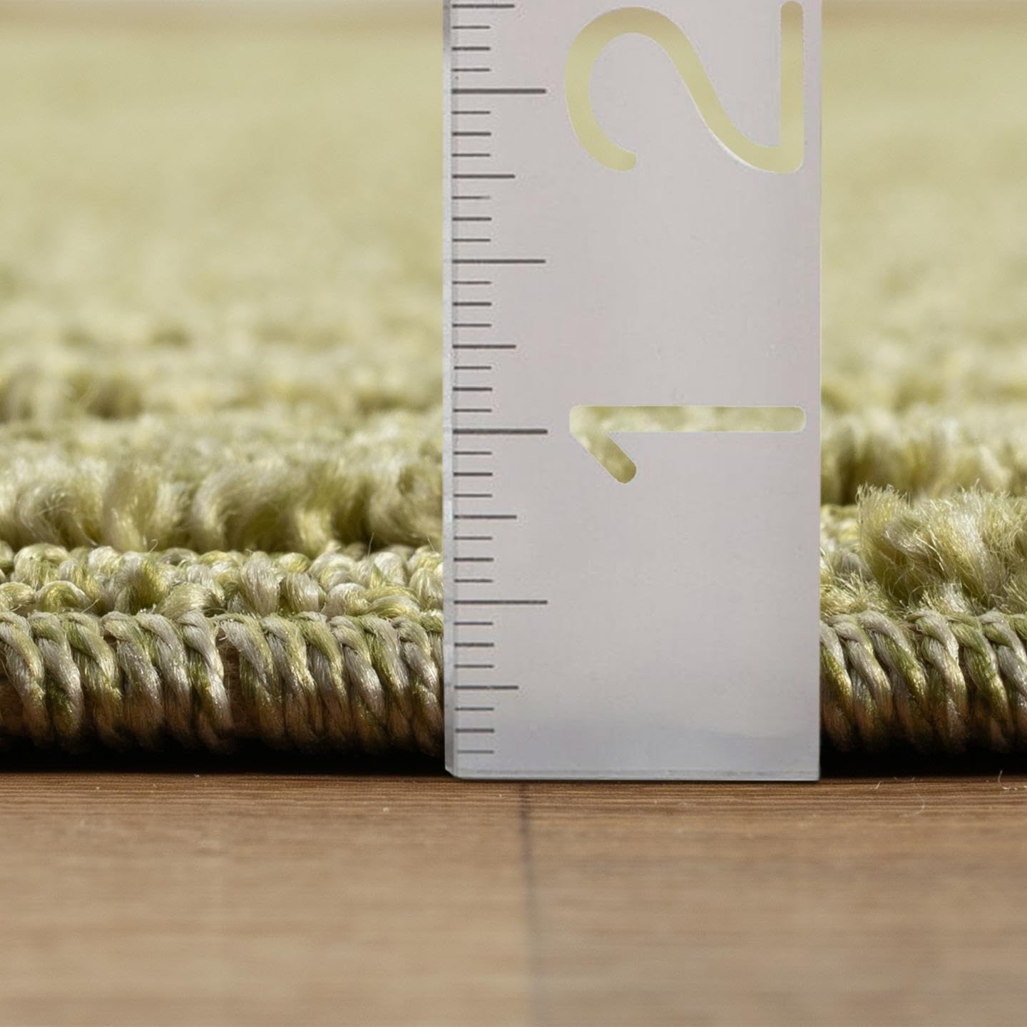 LUXE WEAVERS Modern Geometric Wave Green 2x3 Area Rug, Contemporary Stain Resistant Carpet