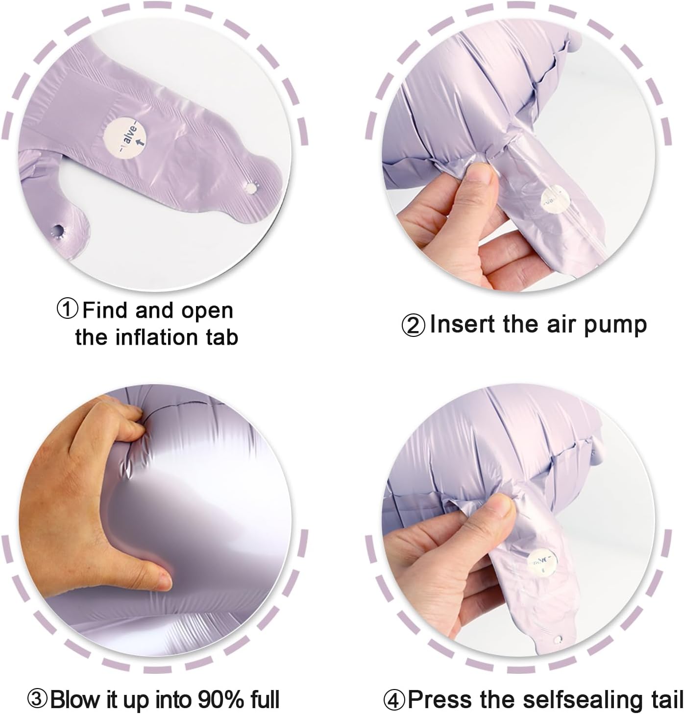 40 Inch Lilac Mylar Foil Number 6 Birthday Balloon, Digital Balloons for 6 16 Boy Girl Party Decorations Supplies, 2026 Lavender Big Helium Balloon Numbers for 26 36 46 60 Men Women Anniversary