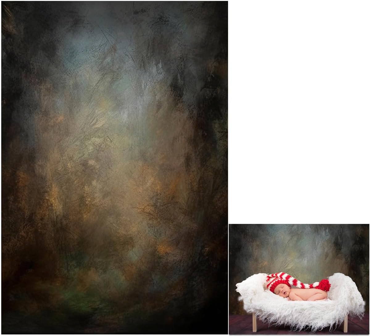6x9ft Old Master Mottled Portrait Photography Backdrops Abstract Rust Spots Backdrop Background for Photoshoot