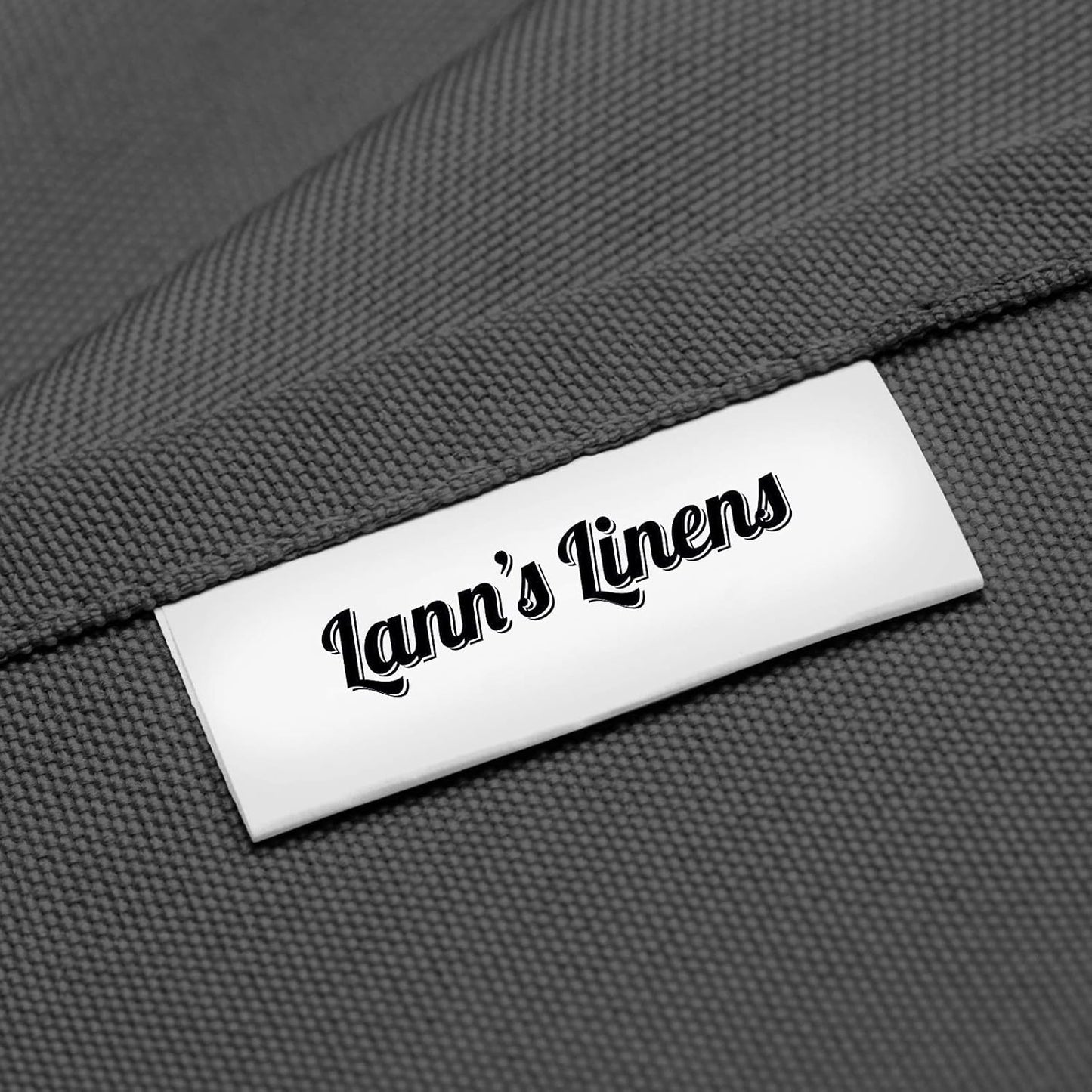 Lann's Linens - 10 Premium 70" x 120" Tablecloths for Wedding/Banquet/Restaurant - Rectangular Polyester Fabric Table Cloth - Dark Gray