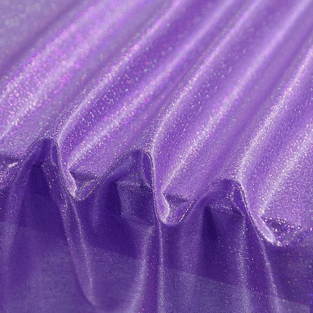Fitable Sequin Tablecloth for Parties 52x70 Inch - Sparkle Glitter Table Cloth Laser Rectangle Overlay for Wedding Baby Shower Ceremony Birthday Holiday Banquet Decor, Purple