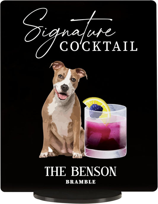 Pet Signature Drink Wedding Signs