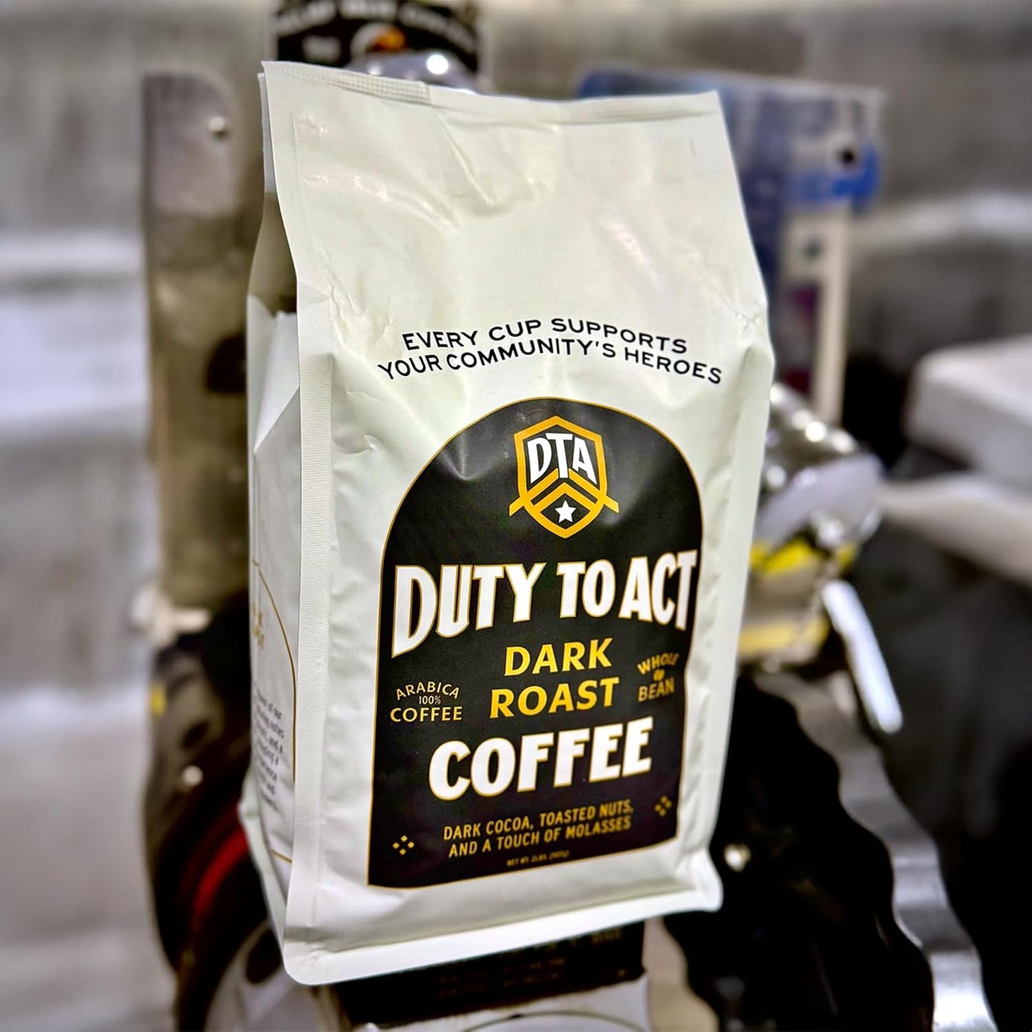 Duty to Act Dark Roast Whole Coffee Beans, 2 lbs (Pack of 5)