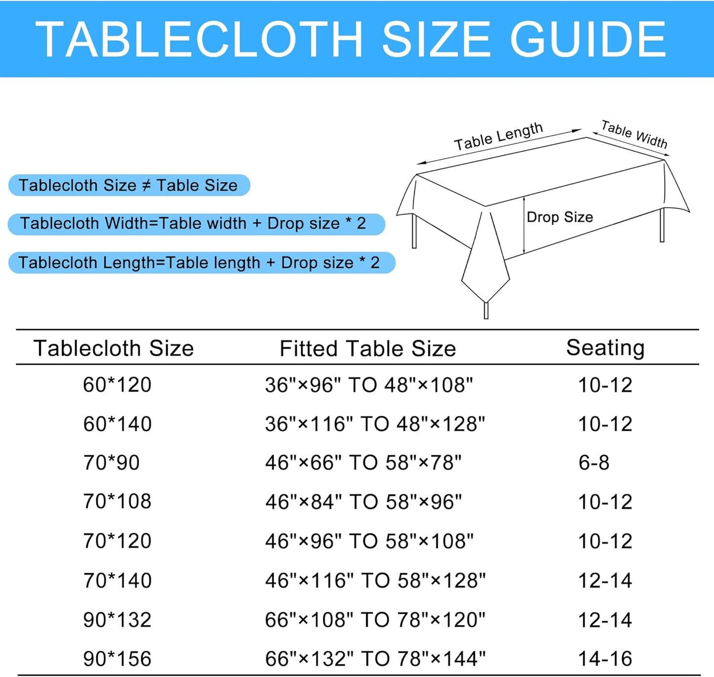 Hiasan Faux Linen Rectangle Tablecloth - Wrinkle and Stain Resistant Washable Table Cloth for Kitchen Dining Room Holiday Table Cover for Dinner, Champagne, 70 x 140 Inch