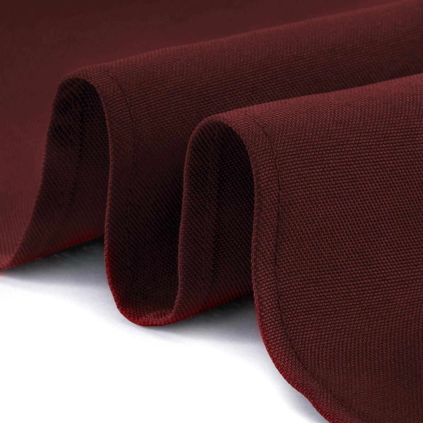 Lann's Linens - 10 Premium 90" x 156" Tablecloths for Wedding/Banquet/Restaurant - Rectangular Polyester Fabric Table Cloths - Burgundy