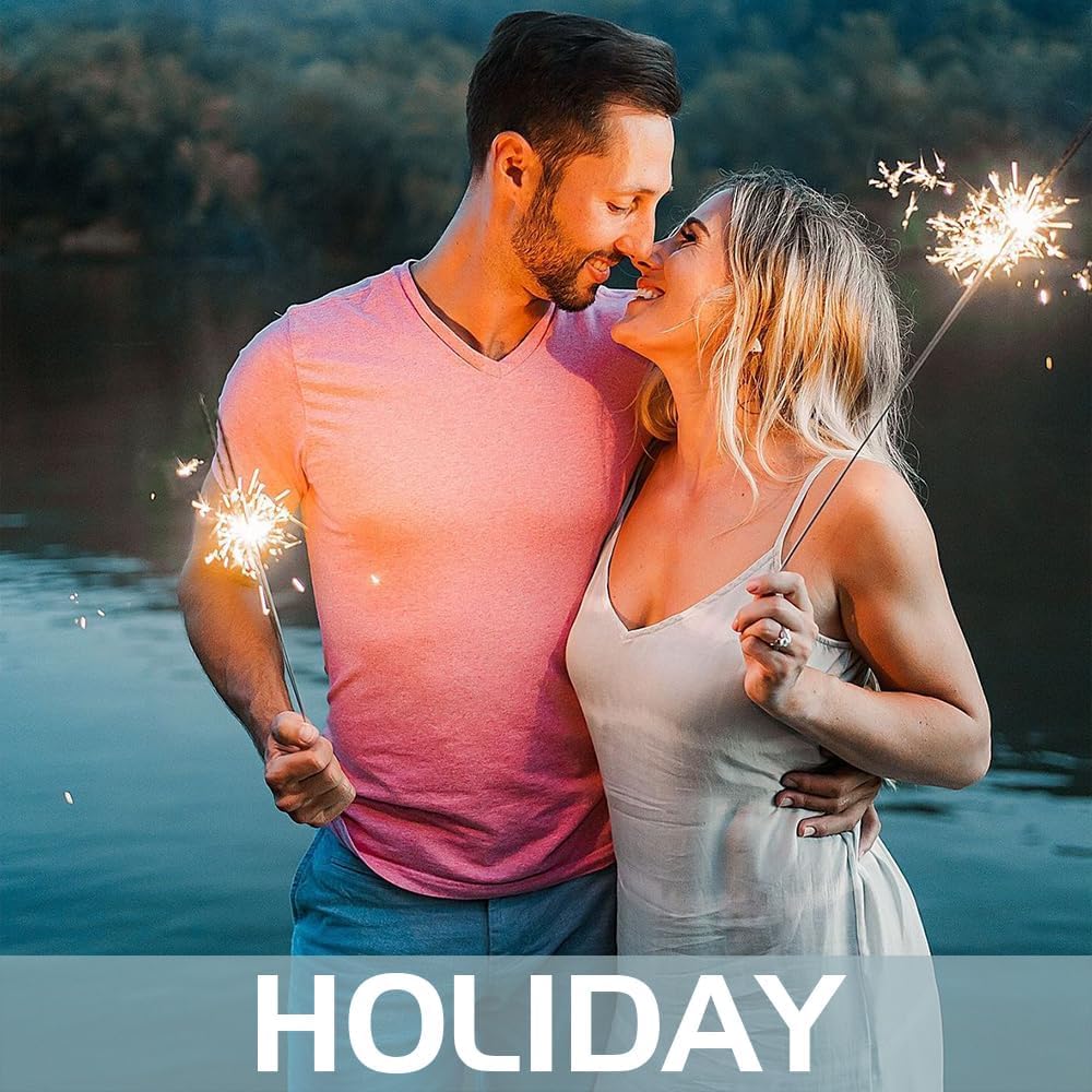 12-inch 40 Pieces Sparklers Wedding Send-Off,Suitable for Celebratory Holidays Such as Easter,Wedding Favors,Holiday Revelry and More（3-5 Days Deliveried）