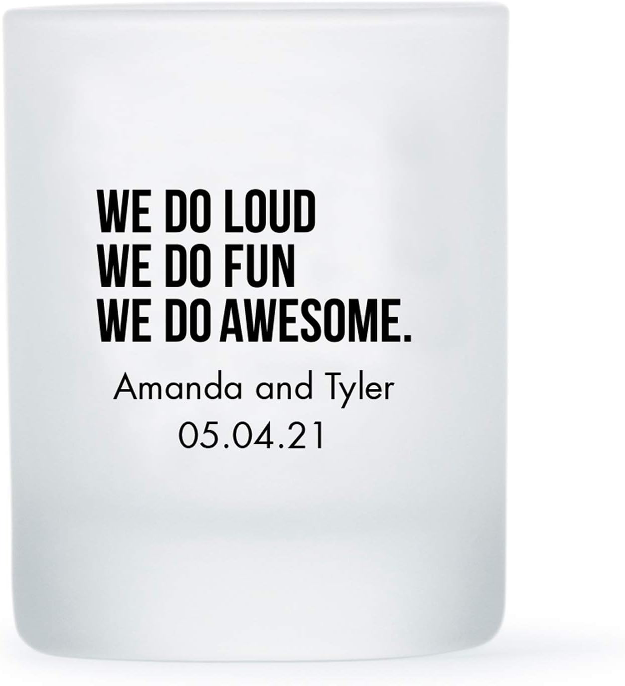 WEDDINGSTAR Personalized 3oz Frosted Shot Glass Customizable Full Color Print - 120 pack