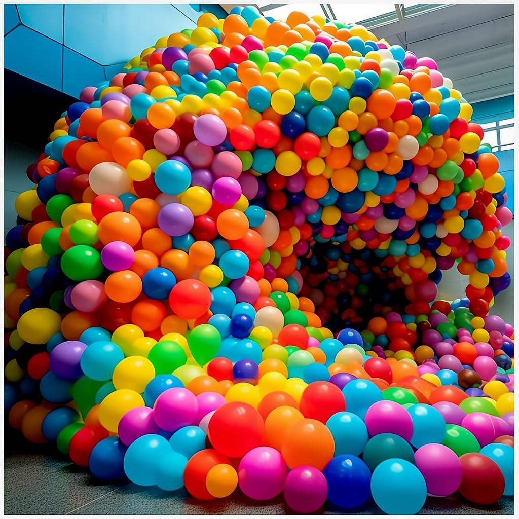 1500 Pack Balloons 15 Kinds Colors 12 inch Rainbow Latex Party Balloon Bulk for Various Party Events Decorations