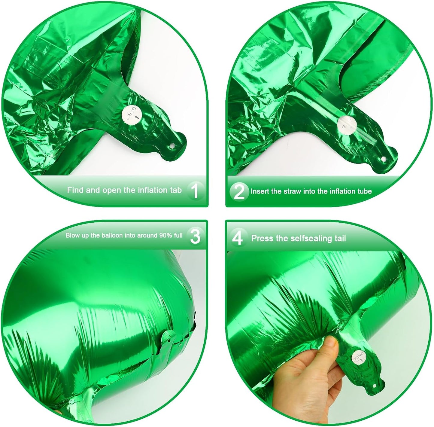 Foil 40 Inch Big Green 29 92 Balloon Number, Giant Happy 29 92 Birthday Party Supplies, Large 29 92 Balloons Anniversary Party Engagement Decorations