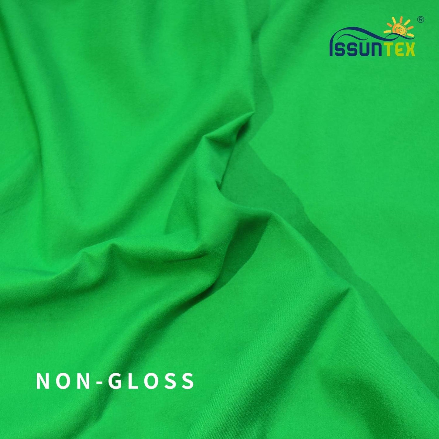 ISSUNTEX 10X12 ft Background Muslin Backdrop, Photo Studio, Collapsible High Density Screen for Video Photography and Television-Green