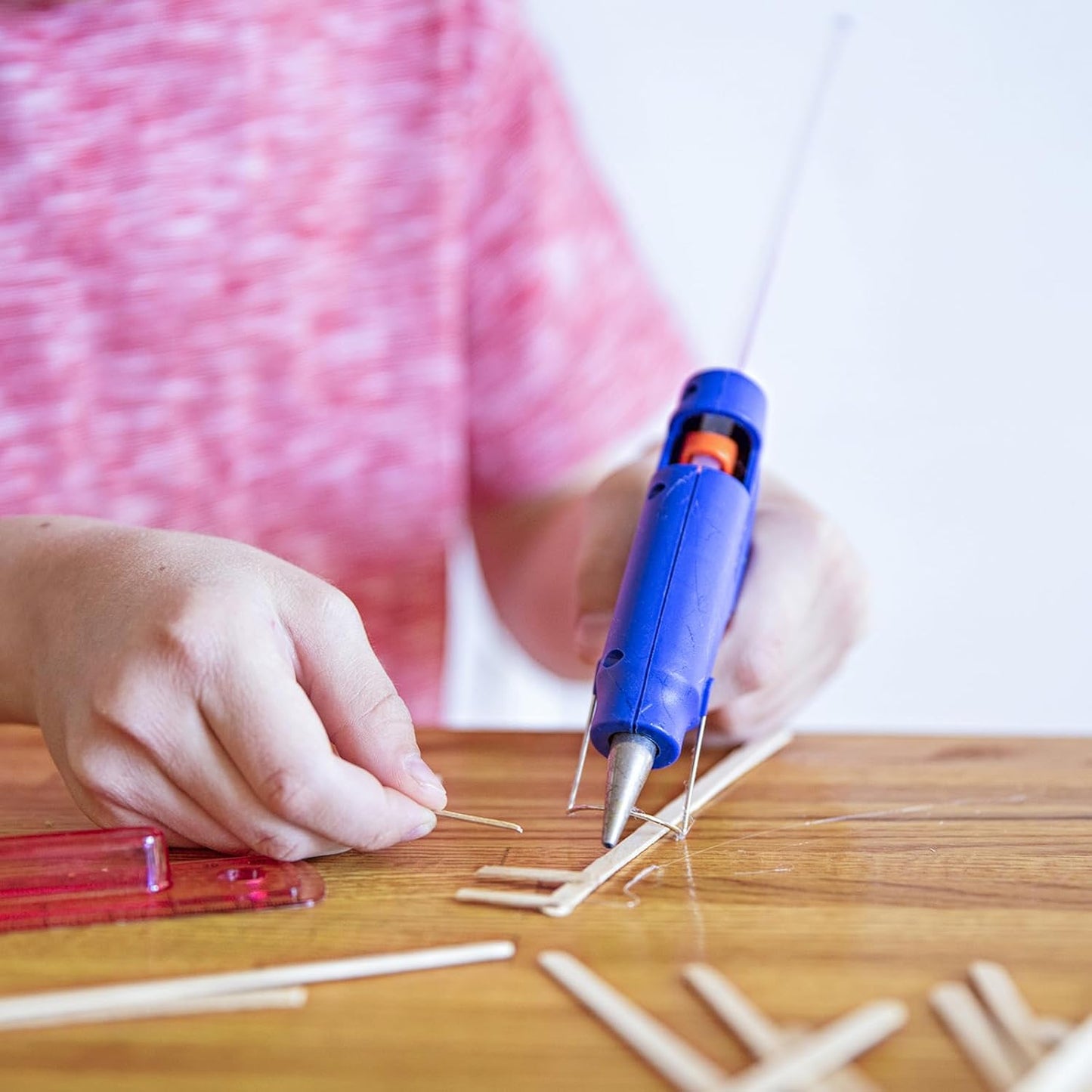 uxcell 20pcs Hot Glue Sticks for Glue Gun 11mm/0.43-inch x 11-inch Mini Hot Melt Adhesive Glue Stick Glitter Blue