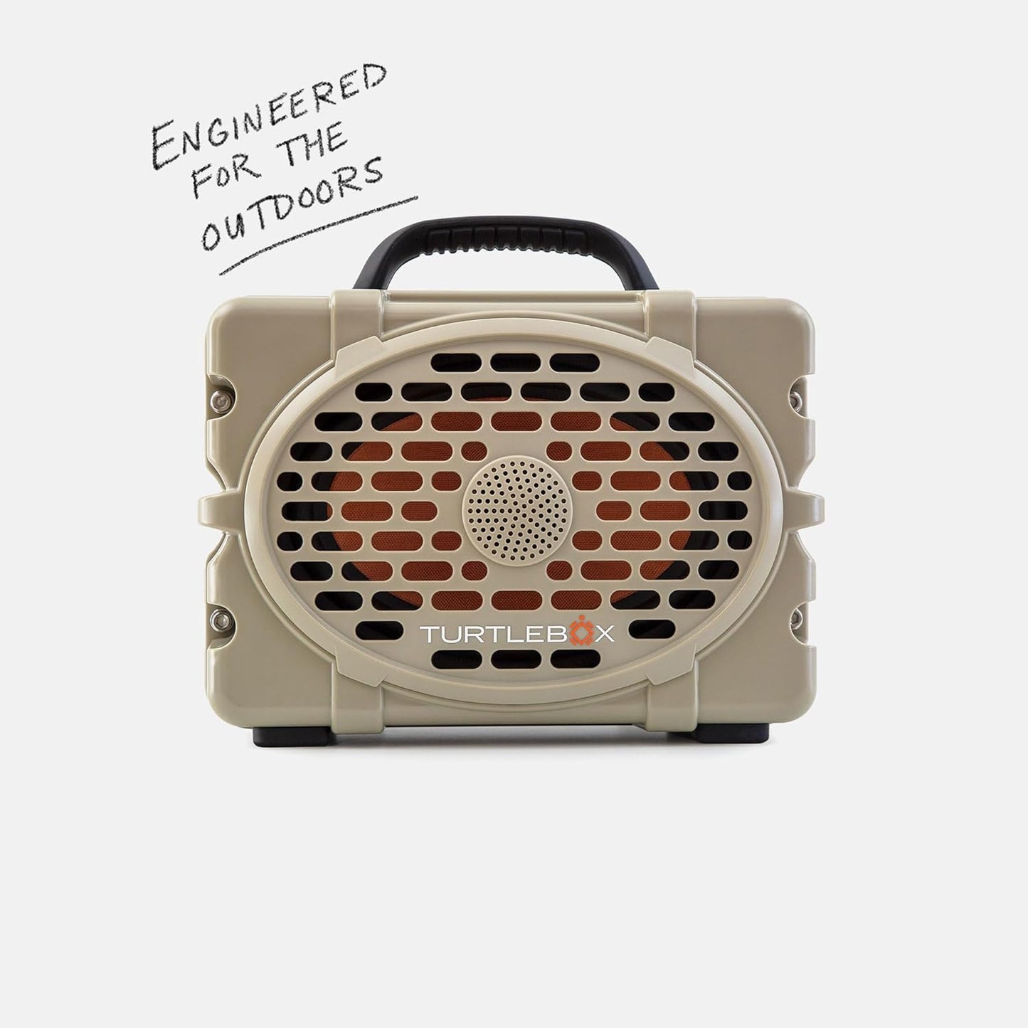 Turtlebox Original Gen 3: Portable Outdoor Bluetooth Speaker – Ultra-Loud (120dB), Waterproof (IP67), Rugged, Impact-Resistant, 3-Day Battery | Party Mode: Unlimited Pairing Stereo, Tan/Dark Green
