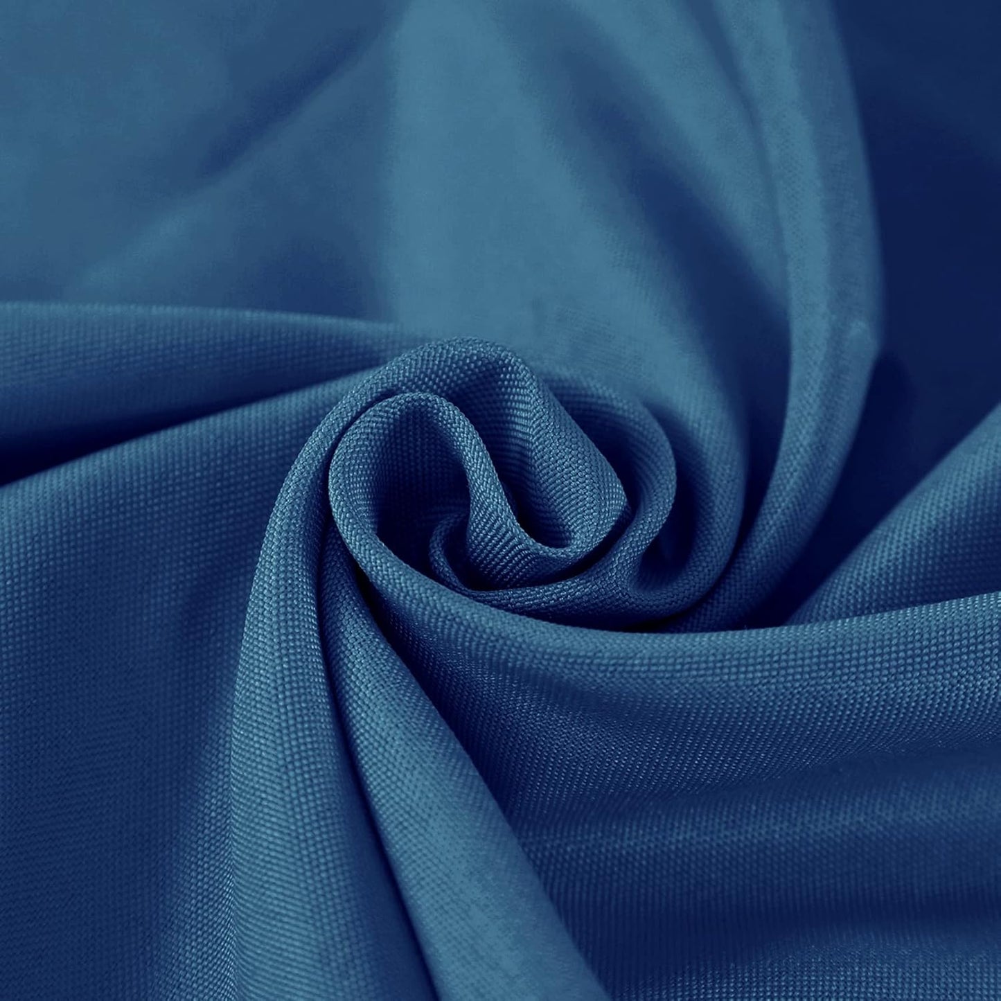 Fokitut 2 Pack Waterproof Round Tablecloth, 90 Inch, Stain Resistant and Wrinkle Polyester Table Cloth, Fabric Table Cover for Kitchen Dining, Wedding, Party, Holiday Dinner-Mediterranean Blue