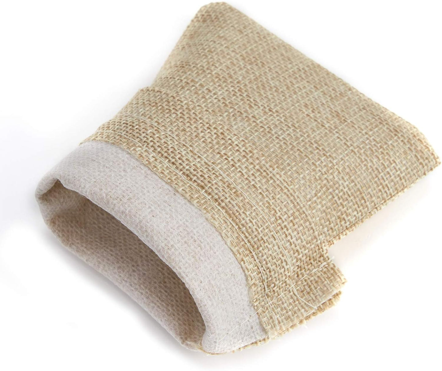 Tendwarm 20 Pcs 5x7 Inch Burlap Gift Bags with Drawstring Recyclable Linen Sacks Jewelry Bag for Wedding Party Favors DIY Craft