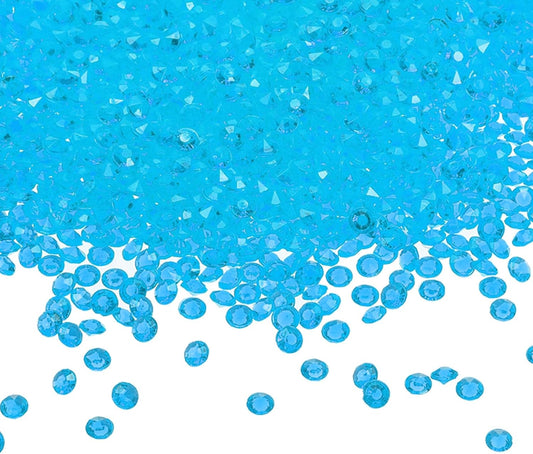 PATIKIL 10000 Pcs Wedding Table Scatter Confetti Crystals 4.5mm Acrylic Diamonds Vase Fillers Gems for Table Centerpiece Decorations Party Vase Beads, Blue