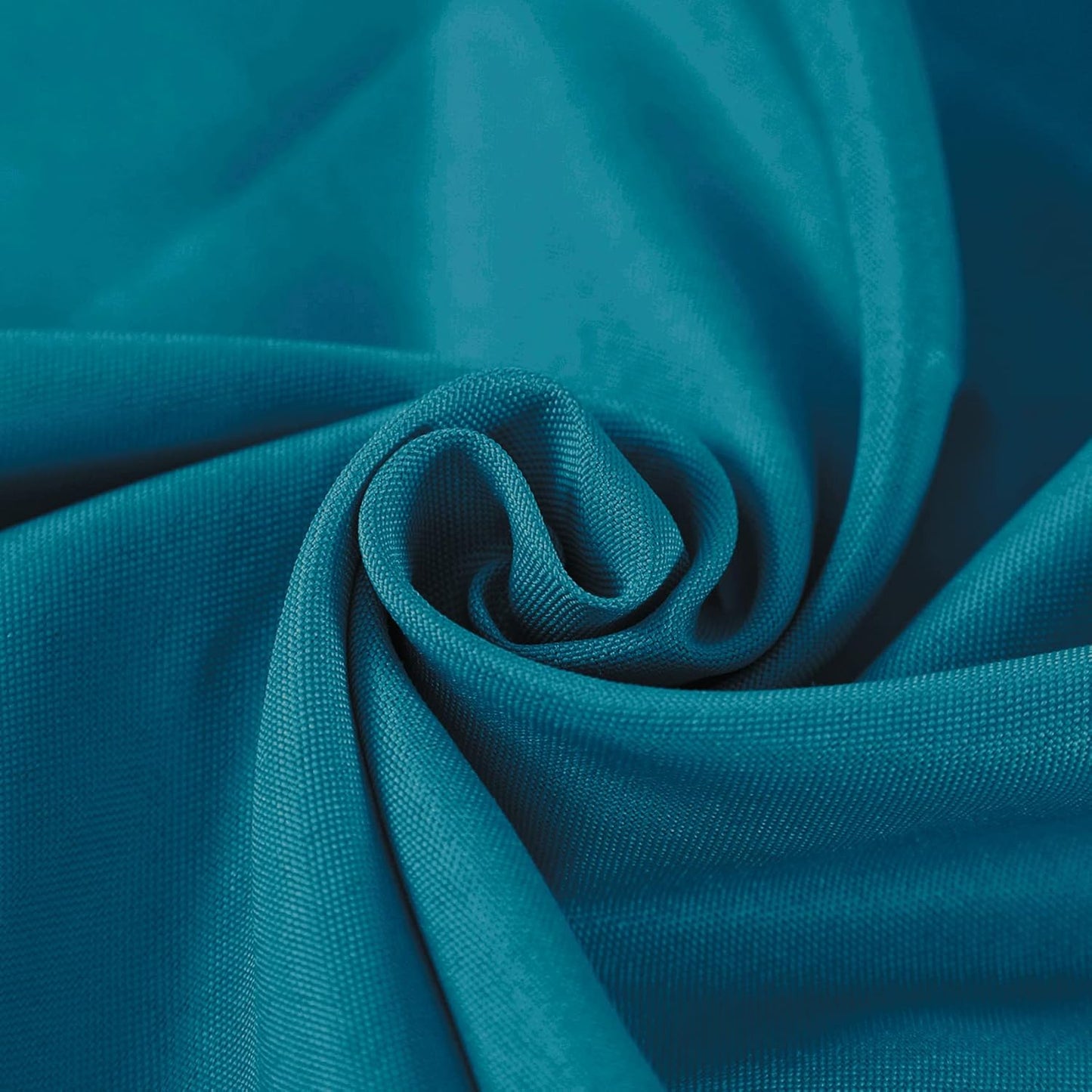 Fokitut 2 Pack Waterproof Round Tablecloth, 132 Inch, Stain Resistant and Wrinkle Polyester Table Cloth, Fabric Table Cover for Kitchen Dining, Wedding, Party, Holiday Dinner-Caribbean Blue