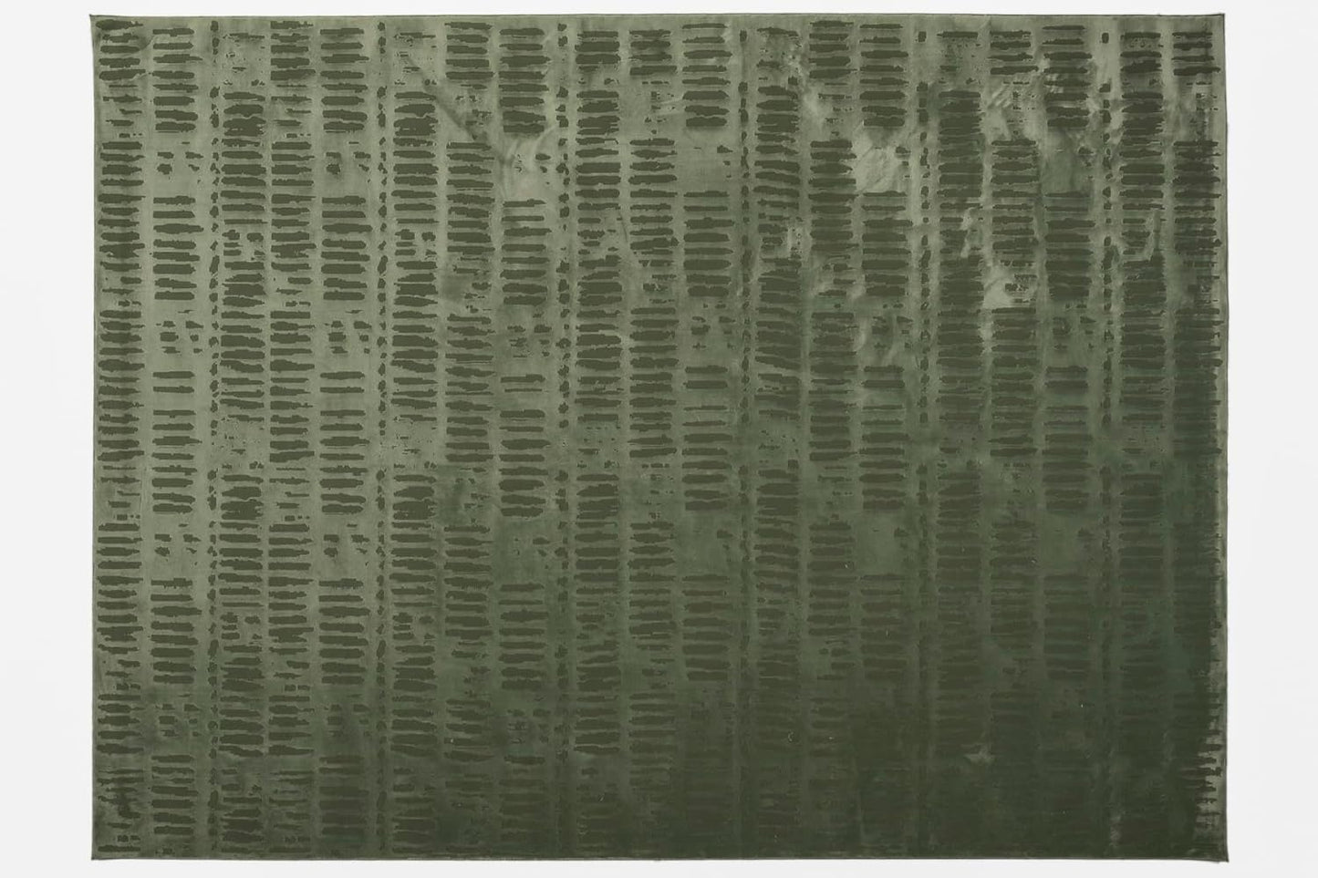 Revival Rugs Shell 9'2"x12'2" Washable Area Rug for Living Room Bedroom - 100% Recycled Oeko-TEX Certified, Medium Pile, Green