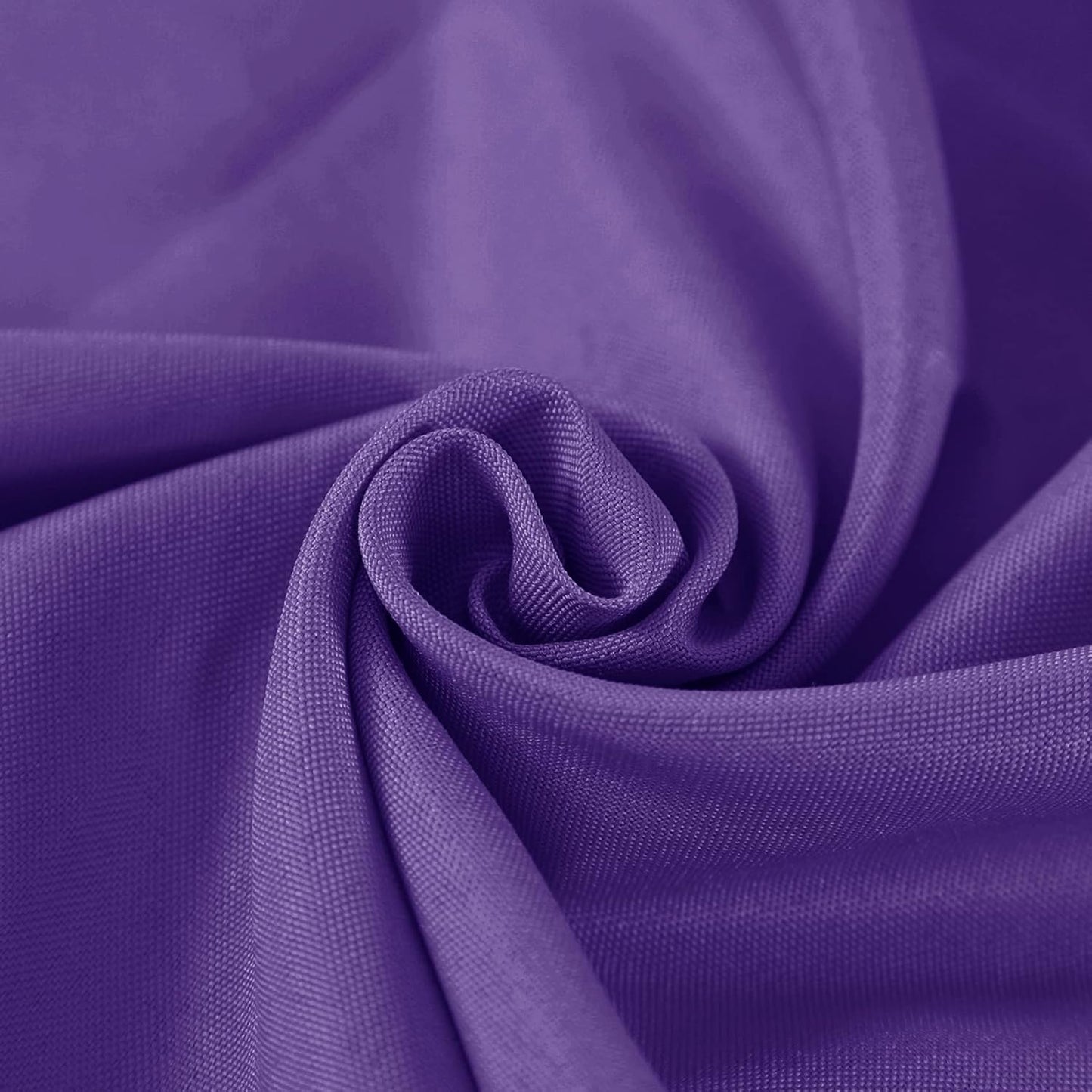 Fokitut 2 Pack Waterproof Round Tablecloth, 90 Inch, Stain Resistant and Wrinkle Polyester Table Cloth, Fabric Table Cover for Kitchen Dining, Wedding, Party, Holiday Dinner-Purple