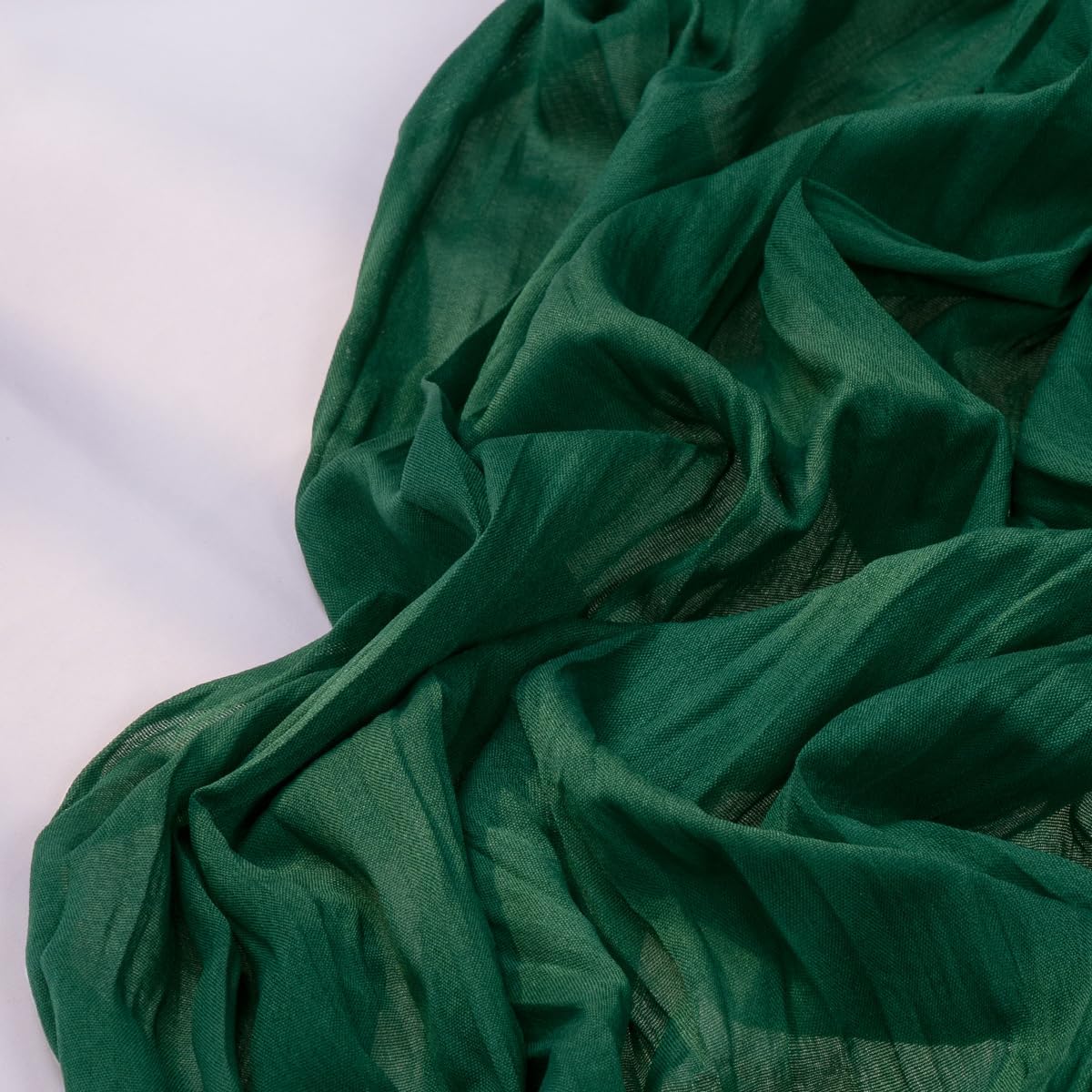 Emerald Green Cheesecloth Table Runner Fall Table Runner Boho Gauze 120 Inches Green Cheese Cloth Fall Table Decorations for Thanksgiving Wedding Bridal Baby Shower Tea Party