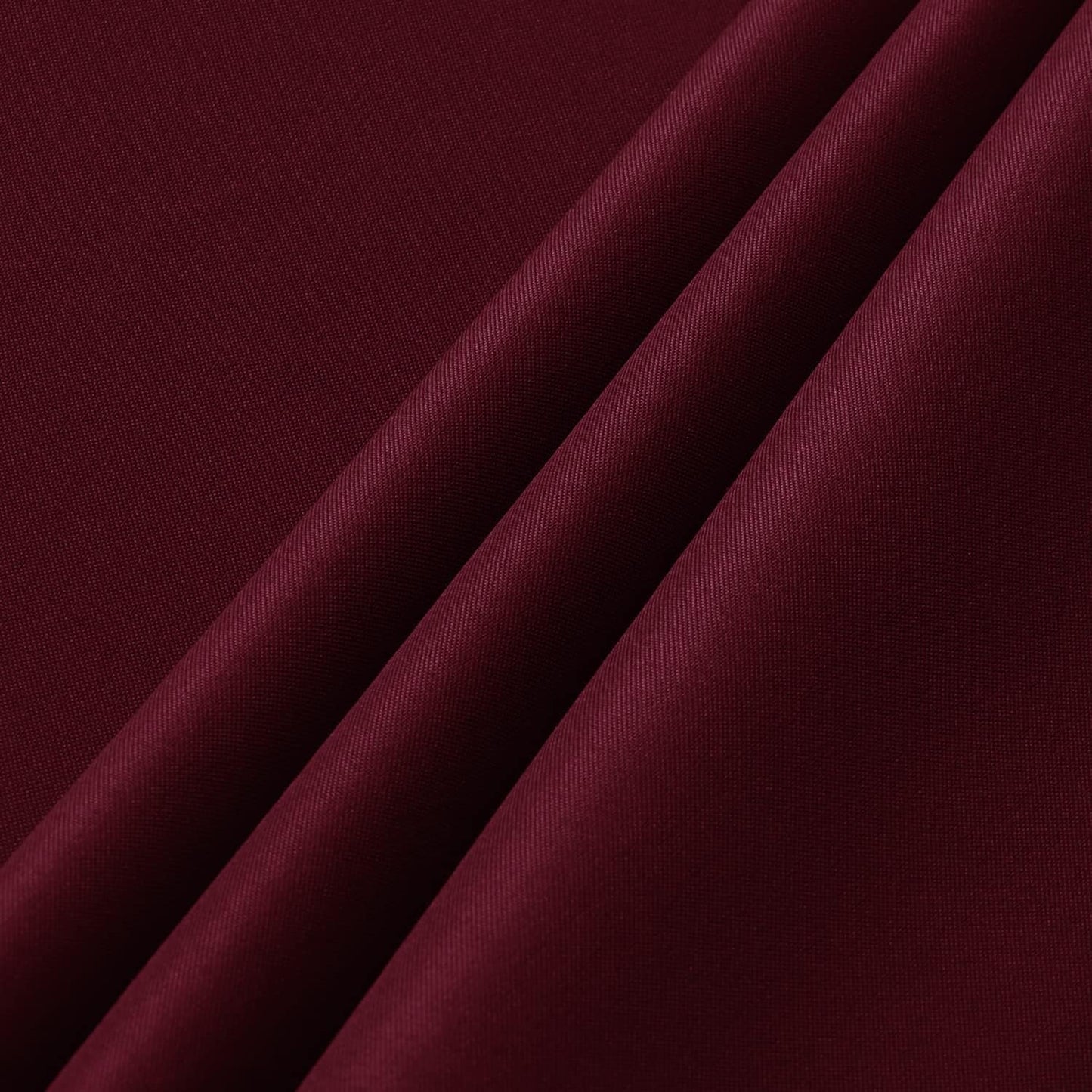 sancua 6 Pack Burgundy Tablecloth 60 x 102 Inch, Rectangle Table Cloth for 6 Feet Tables - Stain and Wrinkle Resistant Washable Polyester Table Cover for Dining Tables, Buffet Parties and Camping