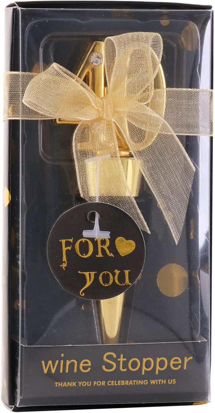 12 Pack 40th Birthday Party Favors For Guests- 40 Years Old Wine Bottle Stopper With Gift Box For 40th Wedding Anniversary Party Favor Souvenirs Decoration