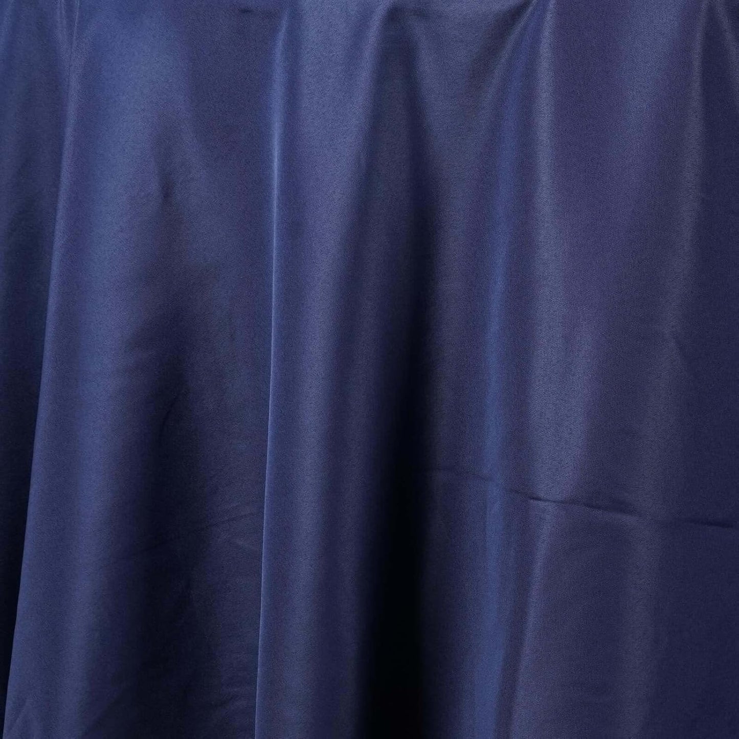 Efavormart Round Tablecloth, 120 Inch Stain & Wrinkle Resistant Washable Table Cloth, Decorative Polyester Fabric Table Cover for Banquet, Wedding, Dining - Navy Blue