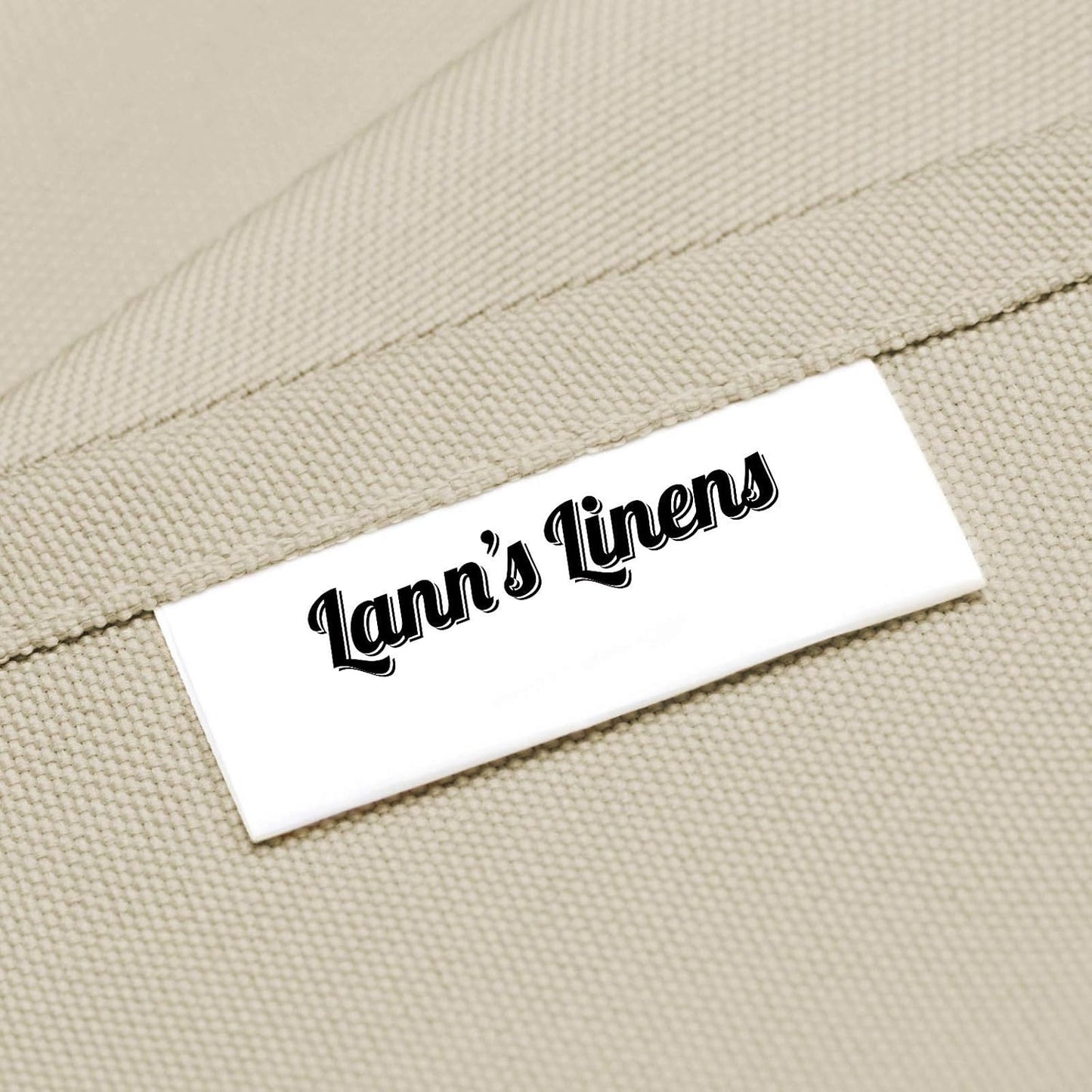 Lann's Linens - 10 Premium 60" x 126" Tablecloths for Wedding/Banquet/Restaurant - Rectangular Polyester Fabric Table Cloths - Beige