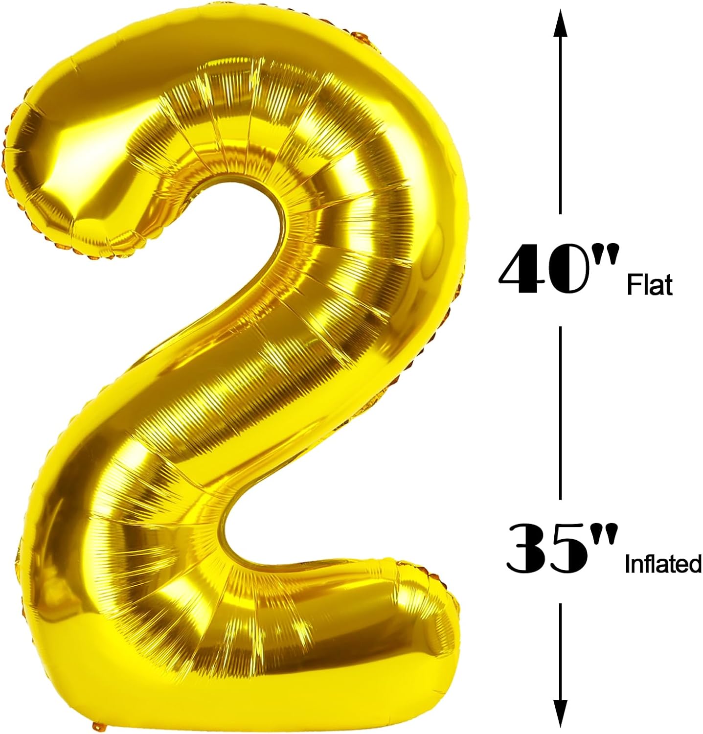 Gold Number 21 Balloon 40 inch, Numbers 21 12 Birthday Balloons for Boy Girl, Gold Foil 21 Balloon for 21 12 Birthday Party, Anniversary Celebration Decorations