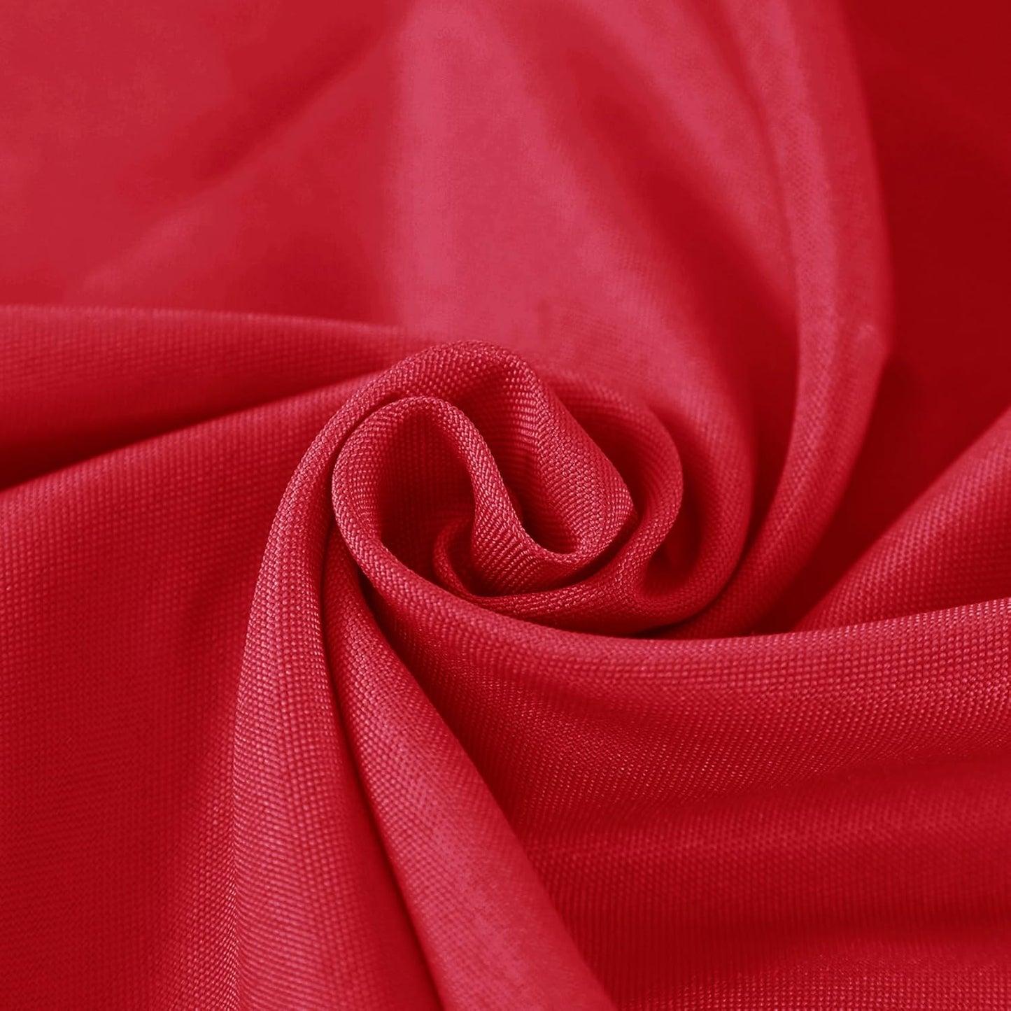 Fokitut 2 Pack Waterproof Round Tablecloth, 108 Inch, Stain Resistant and Wrinkle Polyester Table Cloth, Fabric Table Cover for Kitchen Dining, Wedding, Party, Holiday Dinner-Red