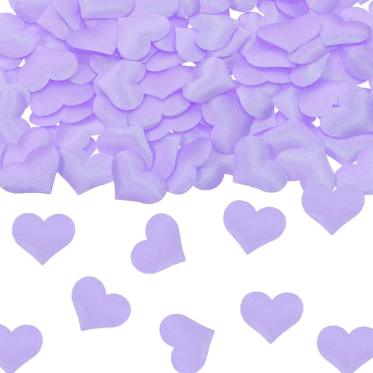 100pcs Purple Heart Sponge Confetti Decor Heart Confetti Heart Shape Petals Scatter Confetti Table Wedding Decoration Valentine’s Day Confetti for Wedding Valentine's Day Party Supplies