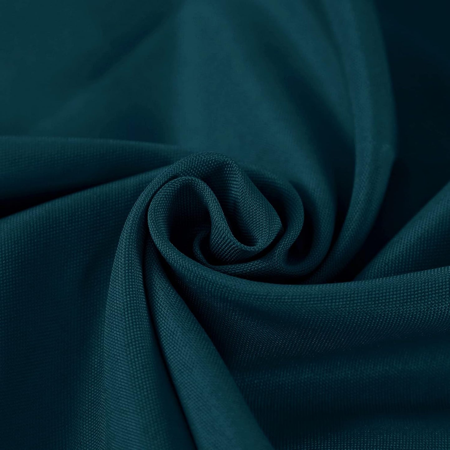 Fokitut 2 Pack Waterproof Round Tablecloth, 120 Inch, Stain Resistant and Wrinkle Polyester Table Cloth, Fabric Table Cover for Kitchen Dining, Wedding, Party, Holiday Dinner-Peacock Blue
