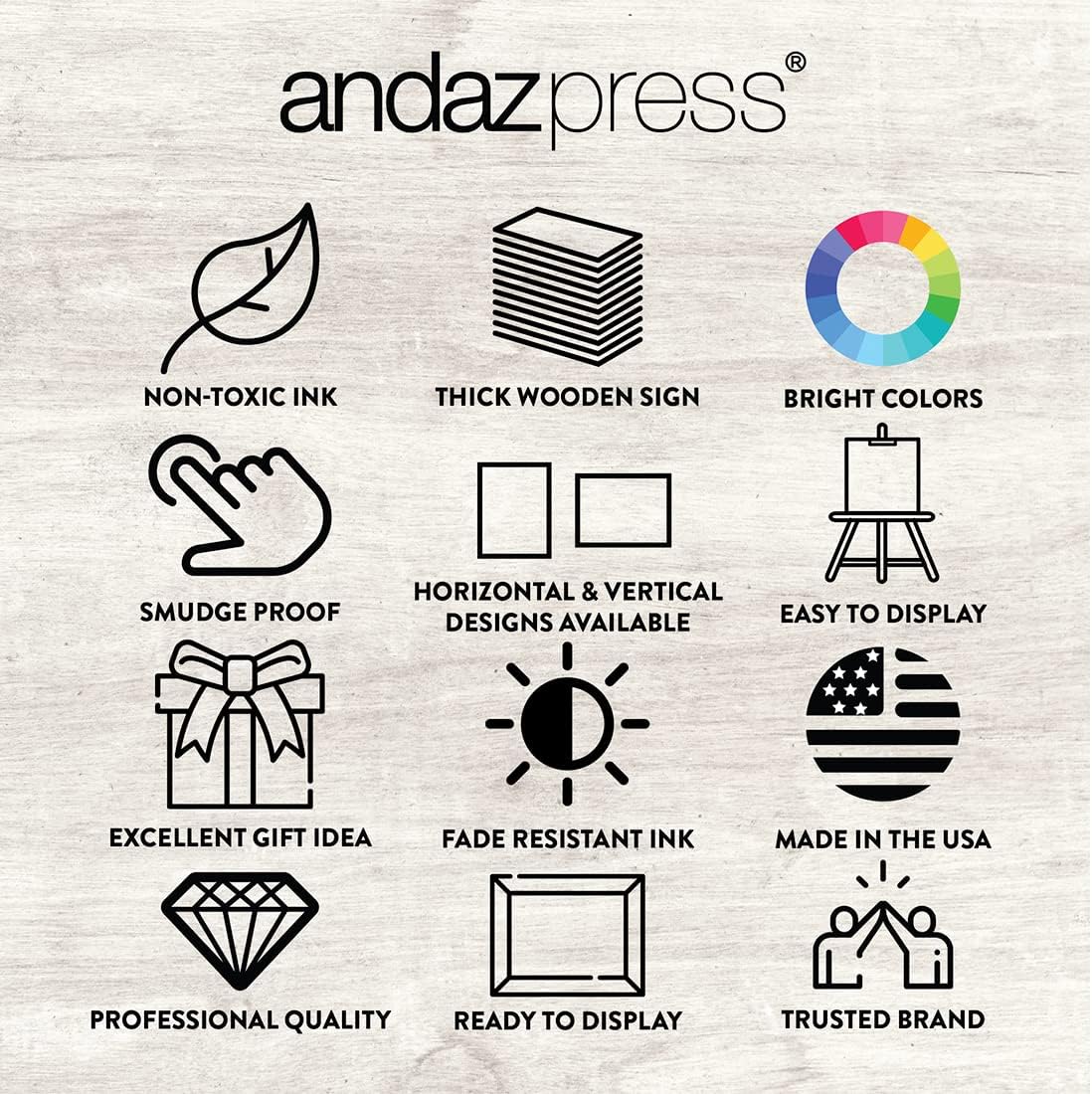Andaz Press Large Wooden Welcome Sign for Wedding, Rustic Welcome Sign 16" x 20" Custom Names Tropical Monstera Palm Wedding Signage English Oak MDF Wood Finish Wedding Reception Indoor Outdoor Signs