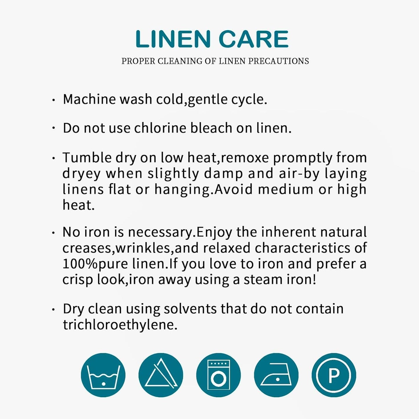 Talasily Linen Tablecloth 100% Pure Linen Table Cloth 60x108 Inches Rectangle Tablecloths Washable Cloths for Kitchen, Dining, Buffet Parties, Holidays, Picnic,Weddings and Restaurants-Forest Green