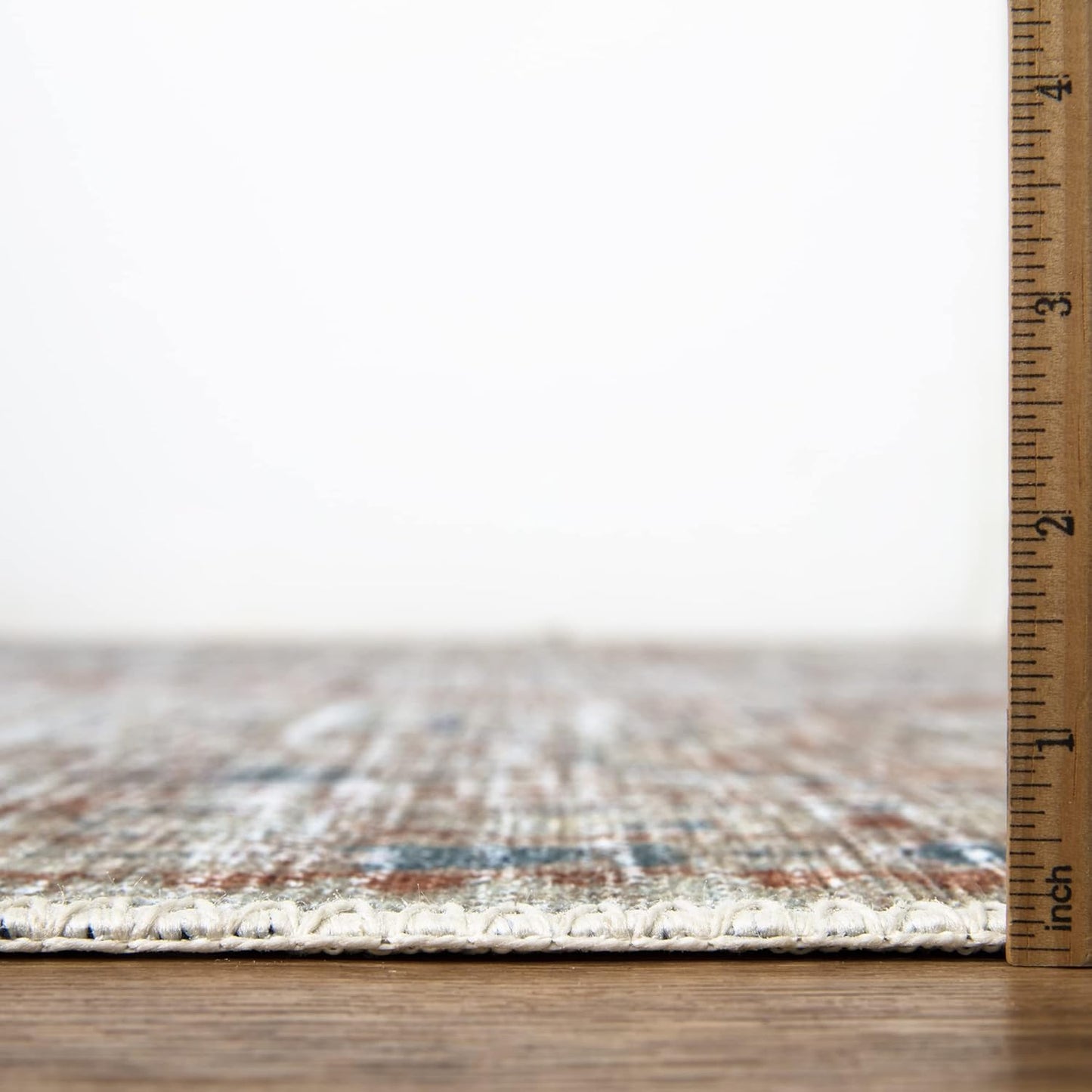 Bloom Rugs Washable Non-Slip 9' x 12' Rug - Peach/Beige Traditional Area Rug for Living Room, Bedroom, Dining Room, and Kitchen - Exact Size: 9' x 12'