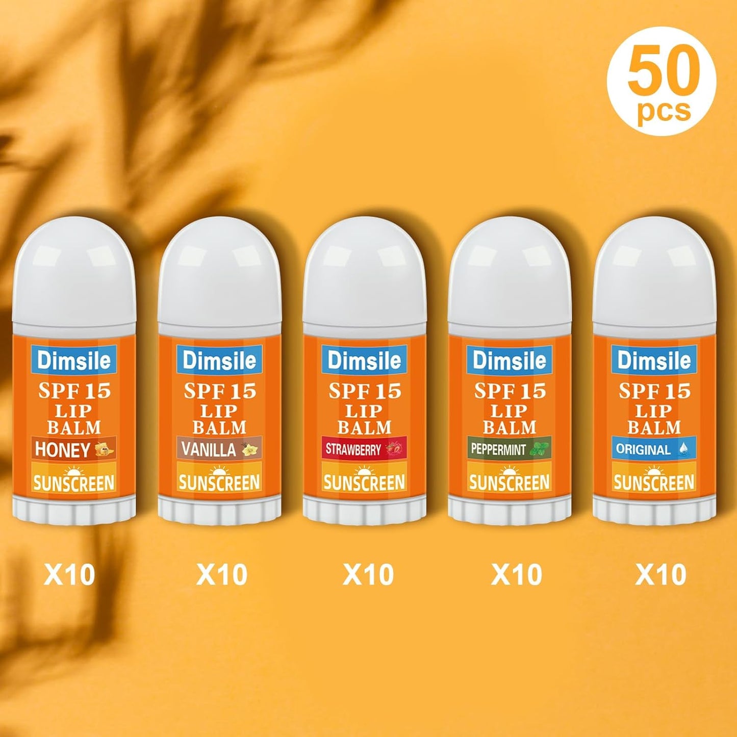 75 Pcs Mini Sunscreen Lip Balms Bulk Spf 15 Lip Balms Sticks with Sunscreen Teacher Nurse Volunteer Employee Appreciation Gifts Bulk Staff Team End of Year Coworkers Gifts for Women Men